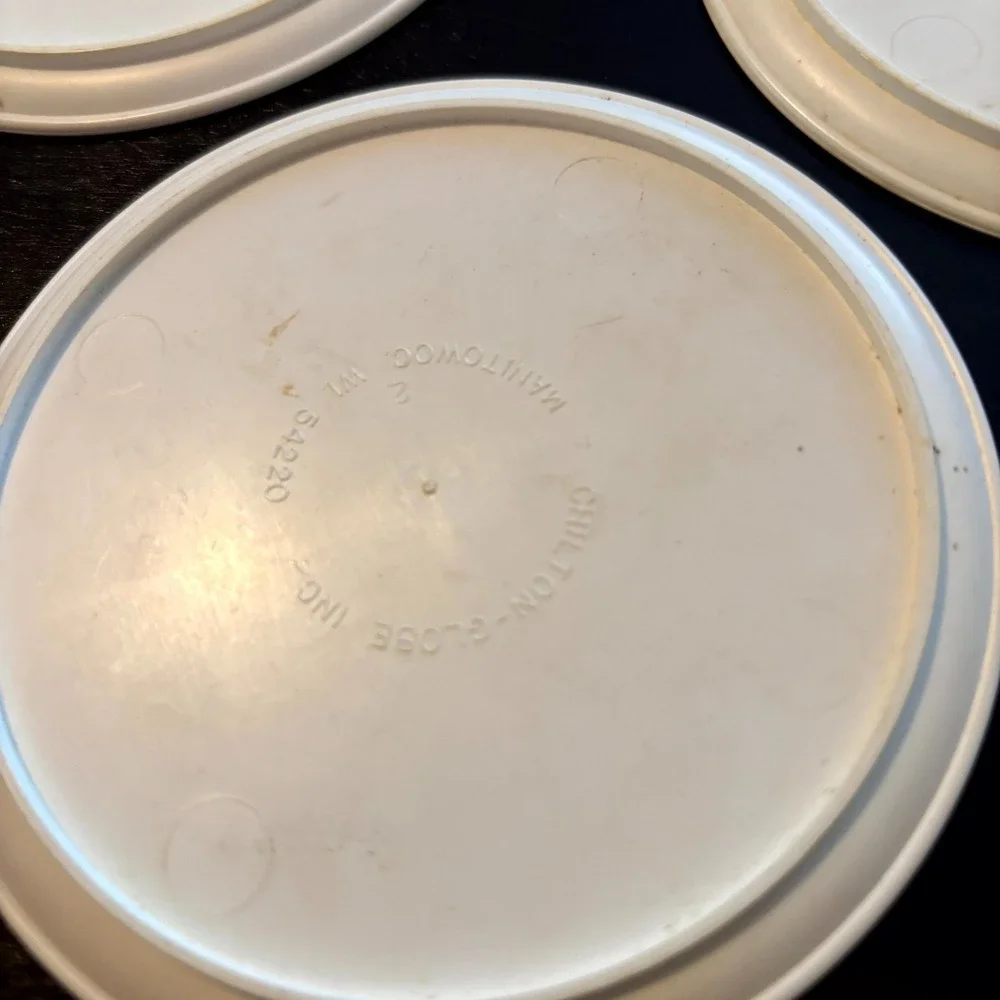 MUPPETS INC SESAME STREET VINTAGE Bert Ernie Plastic Pretend Play Mini Plates